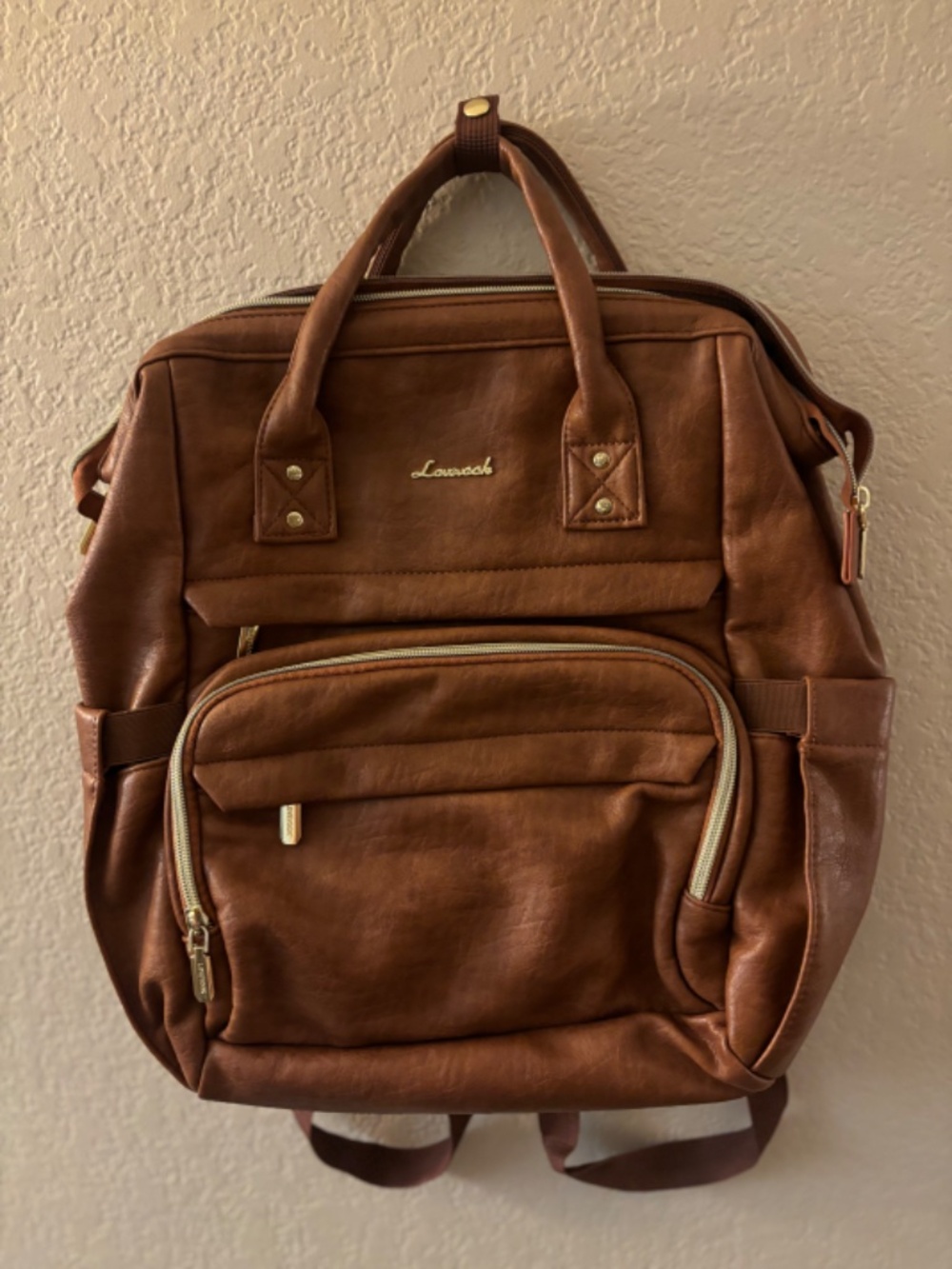 Lovevook Brown Leather Backpack - Discontinued Color - Picture 7 of 12